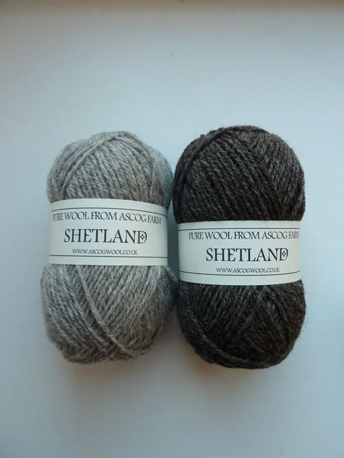 Shetland Wool 50g ball DK - Dark Grey