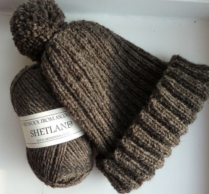 Hand-knitted Ascog Wool hat