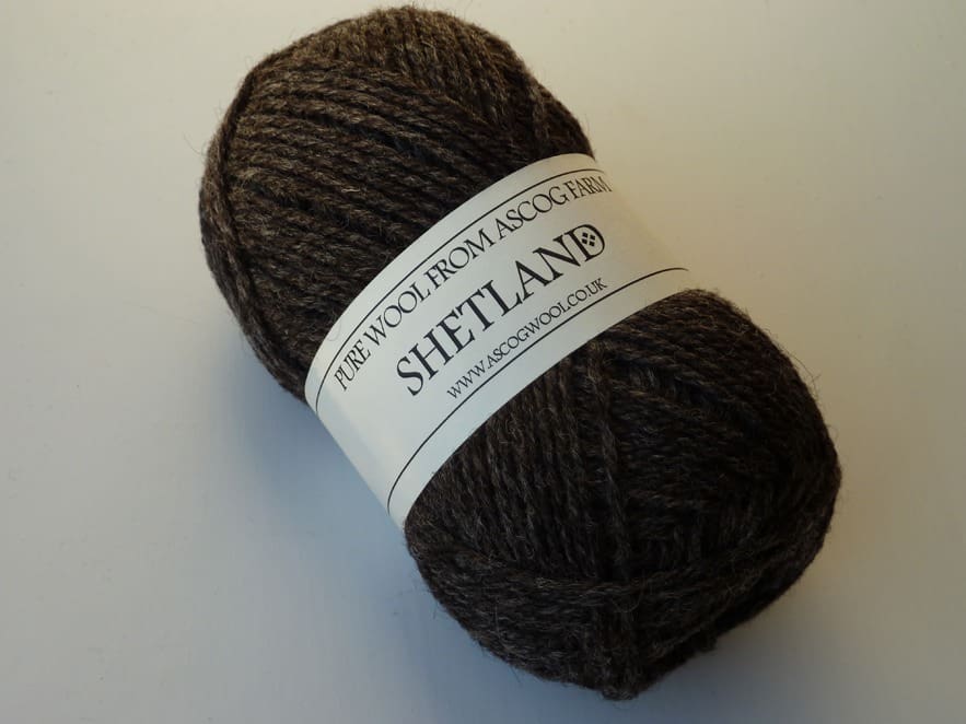 Shetland Wool 50g ball DK - Dark Grey