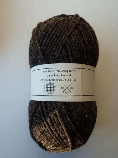 Shetland Wool 50g ball DK - Dark Grey